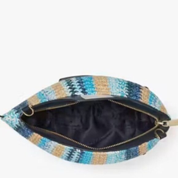 ♠️♠️ Kate Spade What A Catch 3D Fish Crossbody Straw Fish Bag NWT. RARE - Picture 5 of 9